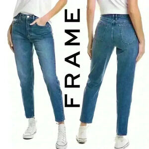 NWT - FRAME High N Tight Taper Straight Cropped Jeans